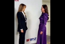 „DIVNO IZGLEDATE“: Objavljen snimak susreta Tamare Vučić i Melanije Trump