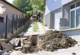 Na području općine Novo Sarajevo, počeli radovi na sanaciji klizišta u Milinkladskoj ulici