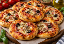 Domaće mini pizze: Mekane iznutra, hrskave spolja