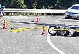Teška nesreća na M-17 kod Bradine: Život izgubio vozač motocikla