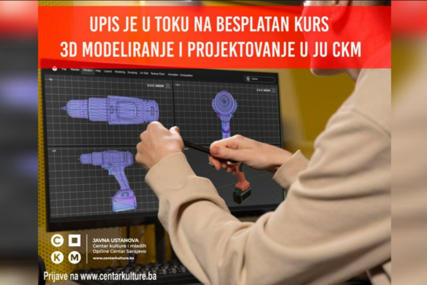 U toku je upis u besplatnu školu 3D modeliranja i projektovanja za mlade