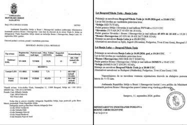 Vlada Srbije demantuje Konakovića: Poslali smo zahtjev za prelet 11. septembra