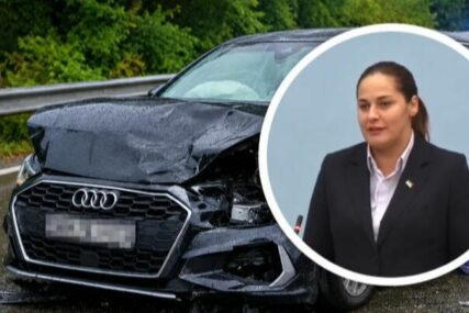Službeni Audi koji je slupala Anja Ljubojević vrijedio 60.000 KM, sada se prodaje za 2.670 KM