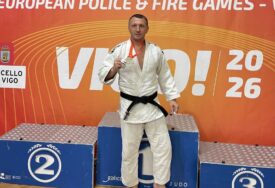 Anes Ličina osvojio zlatnu medalju u džudou na Evropskim policijskim i vatrogasnim igrama