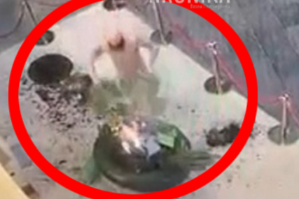 Sin nakon ubistva majke uništavao prostor spomenika “Vječna vatra”, objavljen snimak
