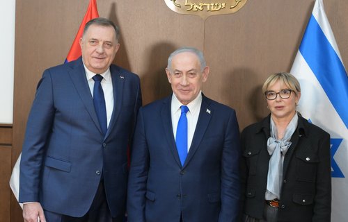 FOTO: MILORAD DODIK I BENJAMIN NETANYAHU (X)