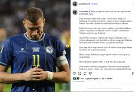 Edin Džeko se večeras obratio javnosti: Ništa u mojoj karijeri nije mi značilo koliko igrati za svoju zemlju! Ostajemo na istoj strani – strani naše BiH