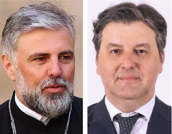 FOTO: VLADIKA GRIGORIJE I DEJAN BODIROGA