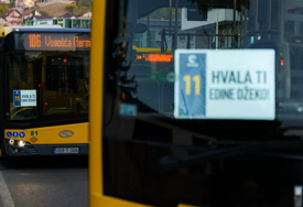 Vozila javnog prevoza u Sarajevu danas nose broj 11 i poruku za Džeku