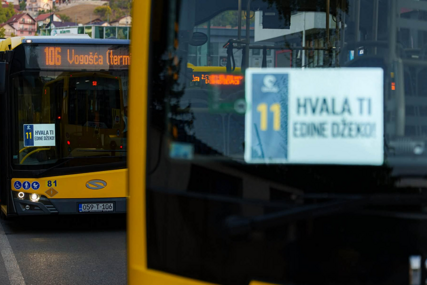Vozila javnog prevoza u Sarajevu danas nose broj 11 i poruku za Džeku
