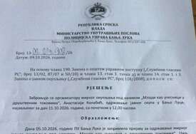 MUP RS zabranio skup studenata iz Srbije u Banjoj Luci zbog opasnosti od fizičkih napada