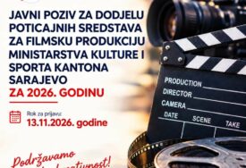 KS - Sarajevo je grad filma, milion KM za filmsku produkciju