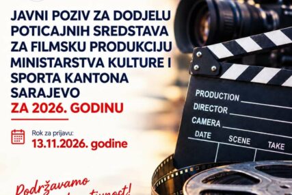KS - Sarajevo je grad filma, milion KM za filmsku produkciju