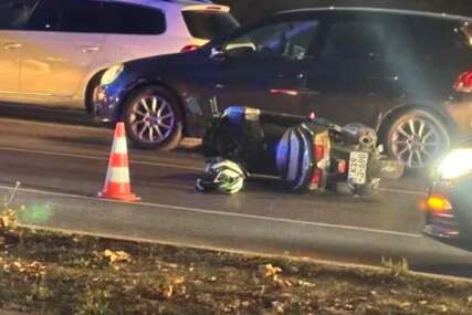 Sarajevo: Sudar motocikla i automobila na Alipašinom polju, stvorene velike gužve
