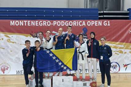 Izuzetan uspjeh, Novi Grad Sarajevo osvojio 9 medalja na G1/E1 turniru u Podgorici, olimpijac Husić srebreni