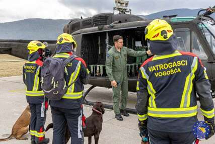 EUFOR na obuci s bosanskohercegovačkim K9 timom za potragu i spasavanje