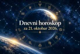 Dnevni horoskop za srijedu, 21. oktobar 2026.
