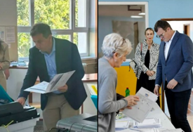 PROTUKANDIDATI ZA PREDSJEDNIŠTVO BiH IZAŠLI NA BIRALIŠTA: Božović u Istočnoj Ilidži, Vukanović u Trebinju