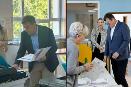 PROTUKANDIDATI ZA PREDSJEDNIŠTVO BiH IZAŠLI NA BIRALIŠTA: Božović u Istočnoj Ilidži, Vukanović u Trebinju
